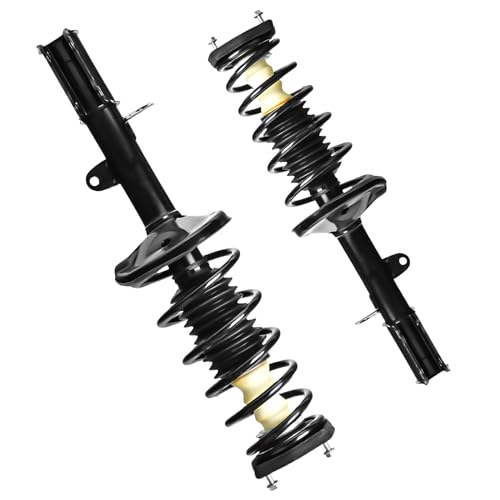 KAX Rear Strut & Coil Spring Assembly Set Driver & Passenger Sides Compatible with 1993-2002 Toyota Corolla, 1998-2002 Chevrolet Prizm, 1993-1997 Geo Prizm, Replaces OE# 171953/171954 - size: 1993-2002 Toyota Corolla-Rear
