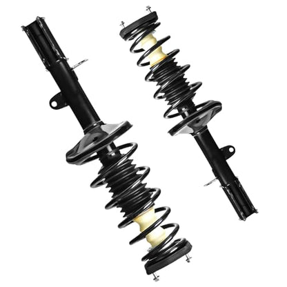 KAX Rear Strut & Coil Spring Assembly Set Driver & Passenger Sides Compatible with 1993-2002 Toyota Corolla, 1998-2002 Chevrolet Prizm, 1993-1997 Geo Prizm, Replaces OE# 171953/171954 - size: 1993-2002 Toyota Corolla-Rear