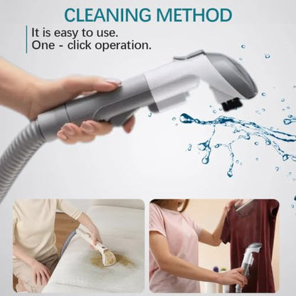 Carpet Cleaner Machine Upholstery - 450W Shampooer Couch Cleaning Portable Vacuum Rug Sofa Car Seat Fabric Mattress Pet Spot Extractor for Furniture Water Hand Held Scrubber