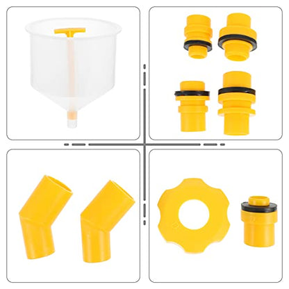 1set Radiator Funnel Fill Kit Coolant Filling Funnel for Spill Prevention Automotive Tool