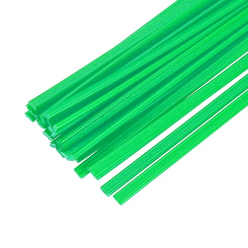 MECCANIXITY 20pcs 10 Inch Plastic Welding Rods PE Welding Strips Welder Rods for Plastic Welder, Car Bumper, Kayak Repair, Green - color: Green, size: 10 Inch