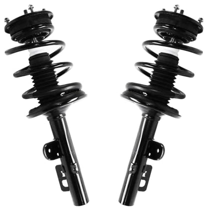 Detroit Axle - 4pc Front Struts Sway Bars for Ford 2005 2006 2007 Freestyle, 2 Struts with Coil Spring Assembly 2 Sway Bar End Links Replacement Suspension Kit - size: 4QS50680/ sway kit
