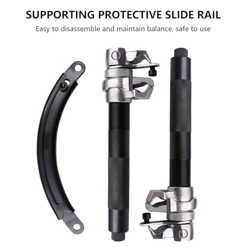 Automotive Coil Spring Compressor Tool with Jaw and Holder Macpherson Struts Spring Compressor Set for Car Truck Heavy Duty - color: A