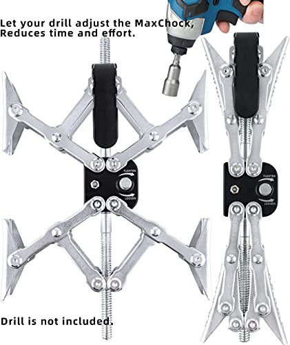 X-Shaped RV Stabilizer Wheel Chock (Allow Drill Adjust) Dual Axel RV Travel Trailer Camper Tire While Camping -1 Pack - size: 1 Pack