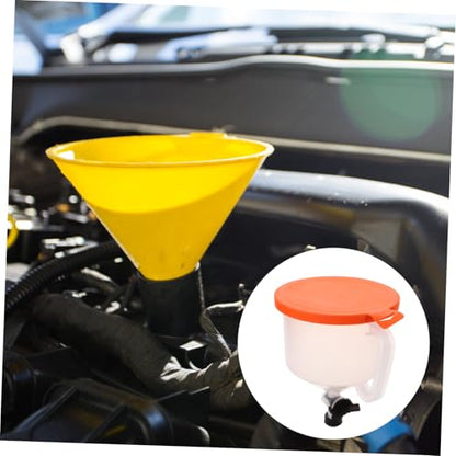Unomor Spill Coolant Filling Kit Radiator Funnel with Valve Plastic Cooling System Tool for Automotive Radiator Maintenance and Fluid Handling