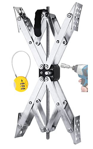 X-Shaped RV Stabilizer XL Wheel Chock (Allow Drill Adjust) with Lock Dual Axel RV Travel Trailer Camper Tire While Camping -1 Pack - size: XL-1 Pack
