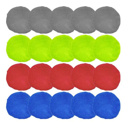 20PCS Microfiber Cloths for Car Windshield Cleaning Tool, Replaced Glass Cleaning Clothes, Interior Auto Window Cleaner Washing Bonnets, Washable & Reusable Microfiber Pads Cover Kit (Triangular) - size: Triangular