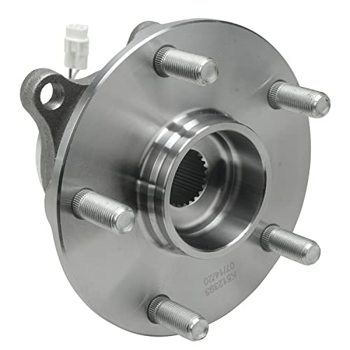 Detroit Axle - AWD Rear Driver & Passenger Side Complete Wheel Hub and Bearing Assembly Replacement for 2007-2013 Suzuki SX4-2pc Set - style: 512393 x2/Pair