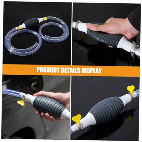 Cabilock Hand Fuel Transfer Pump Kit Manual Gas Siphon Hose for Automotive Fuel and Liquid Transfer Suitable for Cars and Trucks High Flow Rate Oil Pump