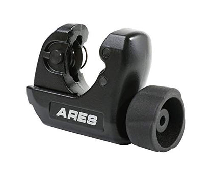 ARES 18008 - Mini Pipe Cutter - Cuts 1/8-Inch to 1 1/8-Inch Copper, Aluminum and Brass Tubing - Lightweight Aluminum Body with Easy Grip Knob - Compact Size Suitable for On- and Off-Vehicle Use - size: 1/8-inch to 1 1/8-inch
