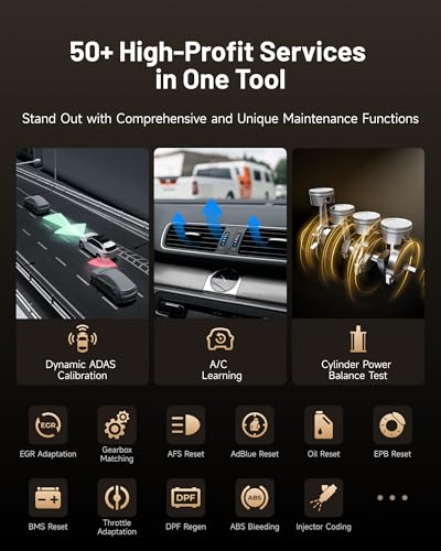 TOPDON ONE Bidirectional Scan Tool, 10.1" OBD2 Scanner with J2534 Pass-Thru and ECU Coding, Over 50 Resets, Topology Mapping Car Diagnostic Tool for Dealer-Level Technicians