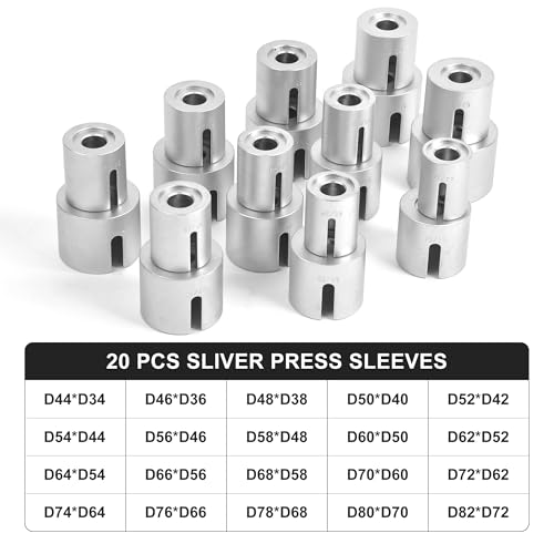 24PCS Press and Pull Sleeve Kit, Bushing Press Kit and Bushing Removal Tool