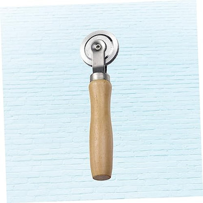 Wakauto Repair Tool Patch Roller Tool Tire Repair Patch Roller Repair Wooden Tire Repair Supplies With Wheels