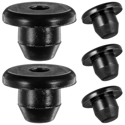 Ipetboom 5Pcs Rubber Floor Jack Plugs Oil Filler Plug Hydraulic Filler Bung Replacement for Hydraulic Horizontal Jack Accessories