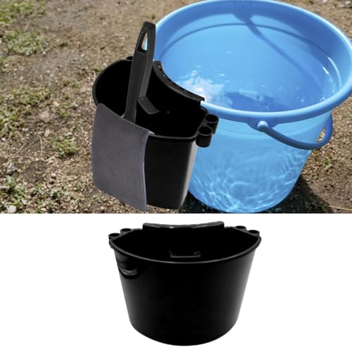 Craedli Car Detailing Bucket Organizer, Multipurpose Auto Hanging Cleaning Tool Organizer, Universal Portable Vehicle Washing Bucket Accessories for Car, Home, Garden, Camping (Black) - color: Black