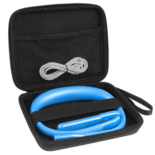 Book Light with Storage Case: Back to School Supplies Dorm Bed Light for College Students Teen Girls Boys, Rechargeable 2000mAh Neck Reading Light for Books in Bed Gifts for Women Readers - color: Light Blue + Storage Case