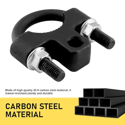 Steering Wheel Inner Tie Rod Ball Head Rudder Wrench, 3/8" U-shaped Tooth Structure Metal Rocker Arm Detach Installation Tool, Universal Inner Tie Rod Removal Tool Repair Accessories (Black)