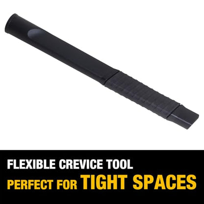 DEWALT 8-Piece Car Detailing Vacuum Hose Accessory Kit, DXVA13-0801 | Compatible with Most Wet and Dry Shop Vacuum, Shop Vac Attachments for Efficient Cleaning