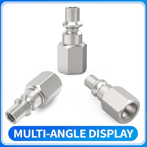ChillWaves A-Style(ARO) Air Plug, 1/4" NPT Female Pneumatic Plugs, Air Compressor Accessories Fittings(15-PACK) - size: 1/4" FNPT, style: PACK OF 15
