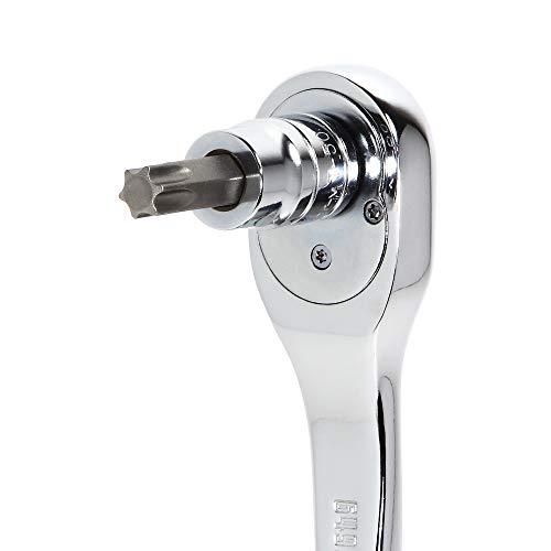 Powerbuilt 1/2-Inch Drive T-55 Star Torx Bit Socket, S2 Bit and Chrome-Vanadium Socket - 642400 - style: 1/2-Inch Drive