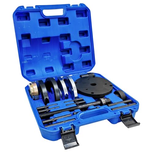 INTBUYING 20PCS Wheel Hub Bearing Unit Tool Set Installer Removal Automotive Mechanics Tool Kit Heavy Duty Bearing Splitter with Case 82mm