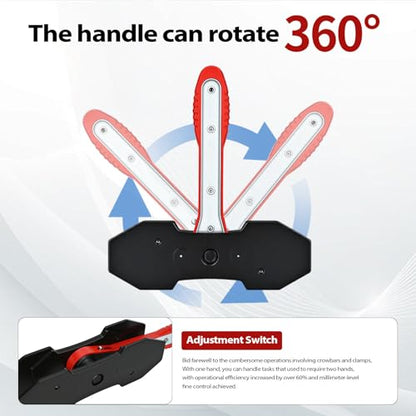Fernweh Brake Caliper Compression Tool with 360 Swing Ratchets Adjustable | Brake Pad Spreader For Single Twin Quad Sextuplet Piston Disc Brake Caliper Repair