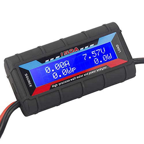 150A High Precision Power Analyzer Multi Meter for Measuring Power Watt (W) Voltage (V) Current (A) Charge (Ah) Energy (Wh) - color: 150A