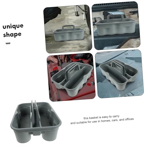 Shower Tote Cleaning Basket Plastic Cleaning Supplies Tool Tote Storage Organizer Basket for Auto Detailing
