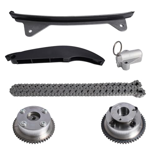 Timing Chain Kit for 2011-2014 Hyundai Elantra Kona for KIA Soul Forte, Fits for 1.8L 2.0L Engines, Includes Sprockets, Tensioner & Guide, Replaces OE 24321-2E000/ 24321-2E010 | OE Standard Timing Replacement parts, AJ133 - color: For 1.8 2.0 Hyundai for