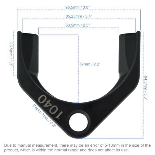 Efficient 1040 CV Joint Puller Adapter - 63mm Wide Opening, Carbon Steel Inner Axle Removal Tool, Front Wheel Drive Axle Pulley Attachment Adapter - size: 1040