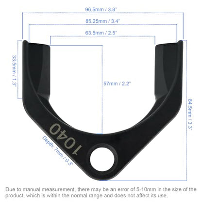 Efficient 1040 CV Joint Puller Adapter - 63mm Wide Opening, Carbon Steel Inner Axle Removal Tool, Front Wheel Drive Axle Pulley Attachment Adapter - size: 1040