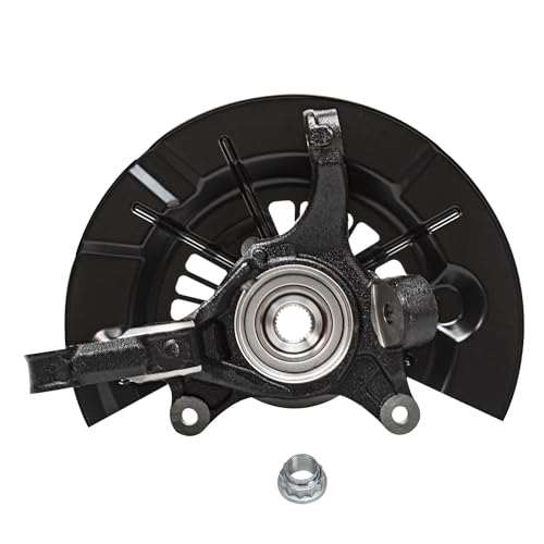 Detroit Axle - 2.5L Front 4pc Steering Knuckles Kit for 2012-2017 Toyota Camry, 2 Steering Knuckles & Wheel Bearing Hubs 2 Outer Tie Rod Ends 2013 2014 2015 2016 Replacement - size: 4SU50407/Kit