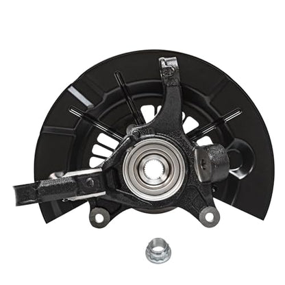 Detroit Axle - 2.5L Front 4pc Steering Knuckles Kit for 2012-2017 Toyota Camry, 2 Steering Knuckles & Wheel Bearing Hubs 2 Outer Tie Rod Ends 2013 2014 2015 2016 Replacement - size: 4SU50407/Kit