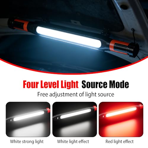 Magnetic Work Light, 2026 New Under Hood Work Home Light LED Portable Magnetic Light Bar, Underhood Worklight for Car, Repairing, Garage (3pcs) - style: 3pcs