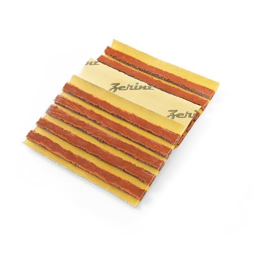 TS-160C15 Tire Repair Plugs, 15 PCS 1/4" x 4" Brown Tubeless Tire Seal Plugs Strips Tire Repair Strings for Car, Bike, UTV, ATV, Wheelbarrow - color: Brown 6 x 100 mm, size: 15 pcs