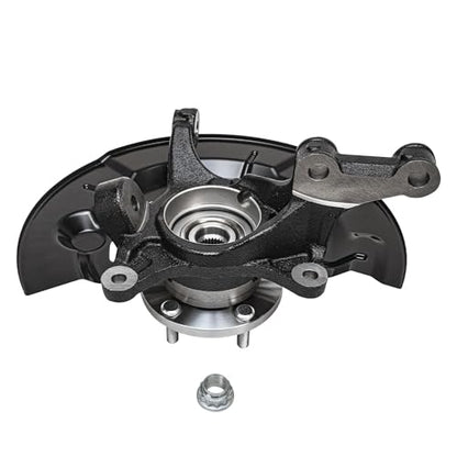 Detroit Axle - 2.5L Front 4pc Steering Knuckles Kit for 2012-2017 Toyota Camry, 2 Steering Knuckles & Wheel Bearing Hubs 2 Outer Tie Rod Ends 2013 2014 2015 2016 Replacement - size: 4SU50407/Kit