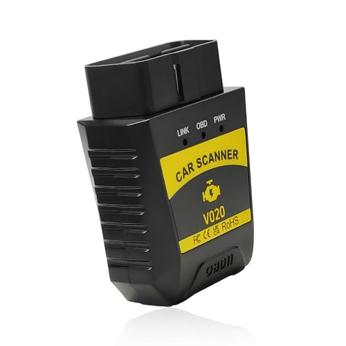 Bluetooth OBD2 Scanner, Auto Diagnostic Scan Tool to Clear/Reset Vehicle Engine Error Code, OBD II Wireless Diagnostic Code Reader with Exclusive App for Vehicles After 1996