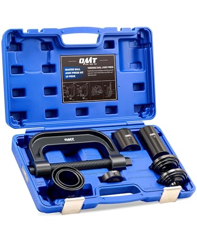 Orion Motor Tech Ball Joint Press Kit, Heavy Duty Ball Joint Removal Tool with 4wd Adapters, Ball Joint Tool for Most 2WD and 4WD Cars and Light Trucks - color: black C-frame