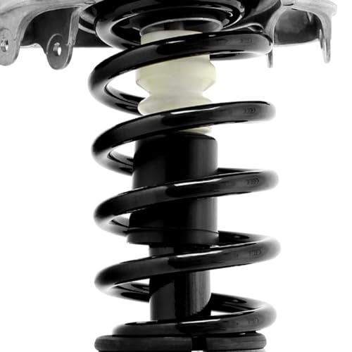 Detroit Axle - Front Struts for 2002-2008 Audi A4 Quattro, 2003 2004 2005 2006 2007, Complete Struts with Coil Spring Assembly Replacement - size: 11070x2/Pair