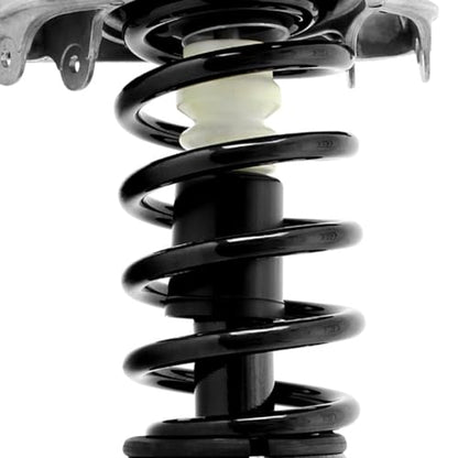 Detroit Axle - Front Struts for 2002-2008 Audi A4 Quattro, 2003 2004 2005 2006 2007, Complete Struts with Coil Spring Assembly Replacement - size: 11070x2/Pair