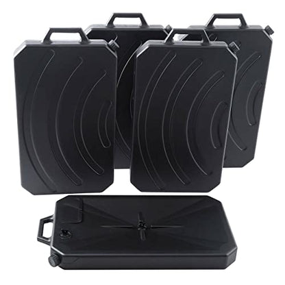 SLMOTO ABS Low Profile Oil Drain Pan w/Spout for Harley Electra Glide Standard FLHT 5PCS - size: 5PCS Oil Drain Pan for Motorcycles