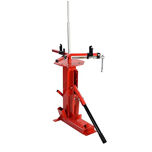 Manual Tire Changer Portable for 4" to 16-1/2"Tires Hand Bead Breaker Mounting Tool for Truck/Car/Motorcycle Tires, Red