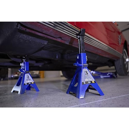 Strongway Double-Locking 3-Ton Jack Stands — 6,000-Lb. Capacity, 1 Pair, Model# NT43002A - style: 3 Ton