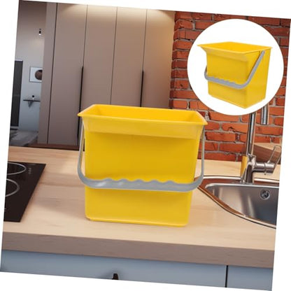 Hemobllo Large Capacity Plastic Bucket for Car Detailing Home Cleaning Handle Bucket Spout and Scale for Efficient Cleaning