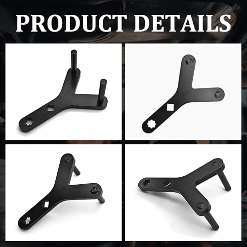 Lower Control Arm Prying Tool, Control Arm Bushing Tool, Automotive Suspension Specialty Bushing Pry, Car Accessories Lower Ball Joint Pry Compatible with a 1/2" Drive Extension Breaker Bar