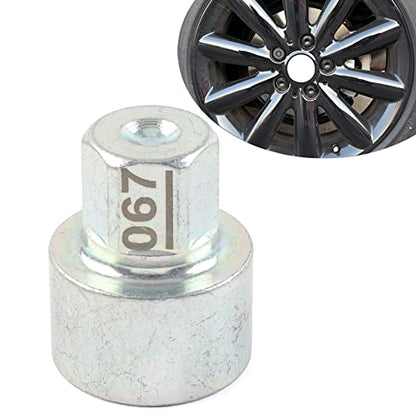 Bacar Wheel Lock Lug Nut Remover Kit, Automotive Wheel Anti-Theft Screw Removal Key Socket for BMW MINI 1 / COOPER/COOPER S & JCW, Pattern 7