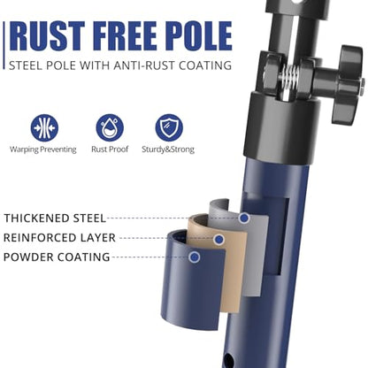 XINQIAO Cabinet Jacks for Installing Cabinets, Heavy Duty Third Hand Tools Adjustable Support Pole from 23.6 IN to 45.3 IN, 2 PCS - size: 23.6"-45.3" 2PC