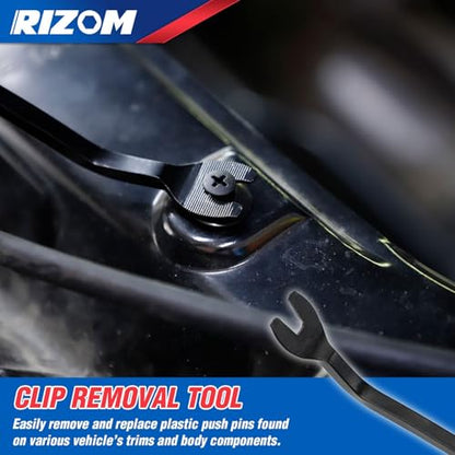 Rizom 6-Piece Fuel Line Pliers Set, Hose Clamp Pliers, Hose Removal Pliers, 30 Degree Disconnect Tool, 9 Inch Fuel Filter Caliper Set for Auto Maintenance