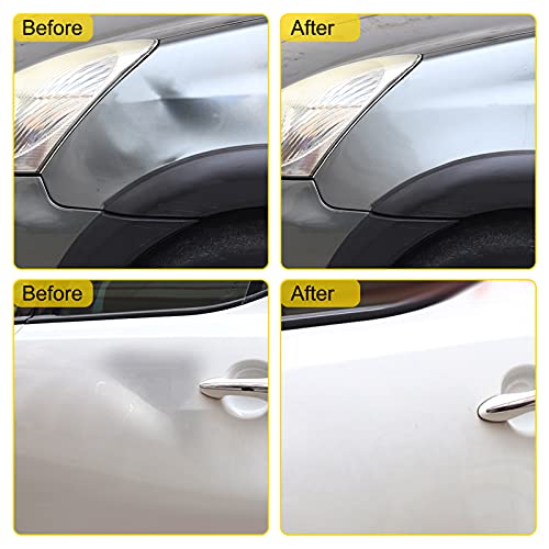 VEVOR Rods Dent Removal Kit, 21 Pcs Paintless Dent Repair Rods, Stainless Steel Dent Rods, Whale Tail Dent Repair Tools, Professional Hail Dent Removal Tool For Minor Dents, Door Dings And Hail Damage - style: 21 Pcs with 21 Rods