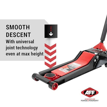 AFF 2 Ton Floor Jack - Long Chassis Low Profile Car Jack - Lightning Lift Hydraulic - Super Duty - style: Long Chassis